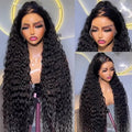 30 36 Inch Loose Deep Wave Human Hair Wig 300% Density 13x4 13x6 Hd Transparent Lace Front Wig Curly Glueless Lace Wig For Women