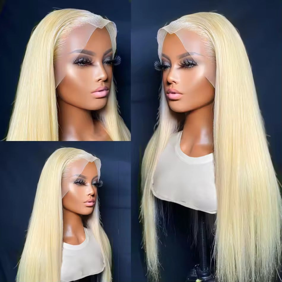 613 Blond💎 Brazilian Straight HD Lace Wig