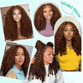 13x6 HD Lace Front Human Hair Wig #4 Chocolate Brown Burmese Curly Hair Wigs Glueless Lace Frontal Deep Wave Wigs Pre Plucked