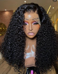 40 46 Inch Deep Wave 13x4 13x6 Lace Front Human Hair Wig 220 Density Curly 360 Full Lace Frontal Wig Human Hair For Black Women