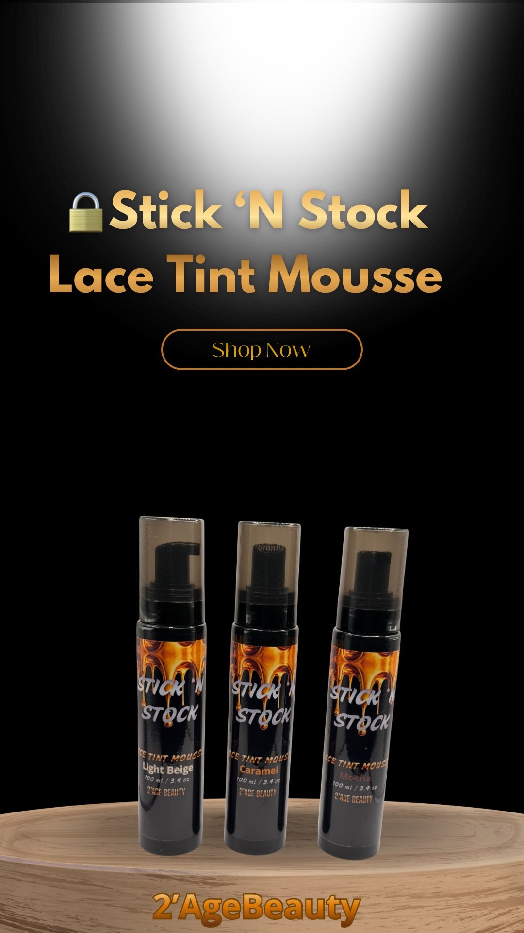 💛🧡🤎Stick ’N Stock Lace Tint Mousse