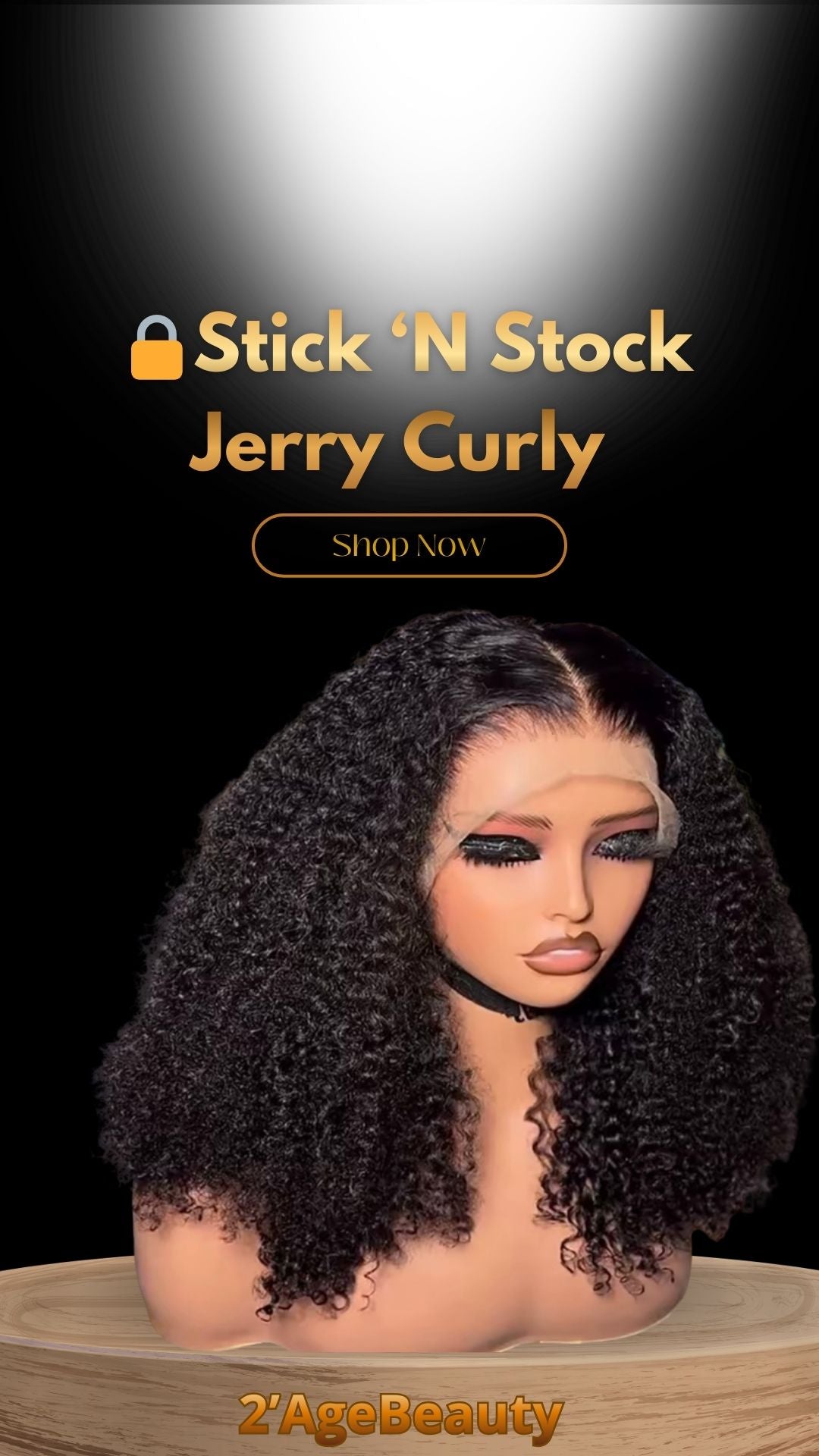 🌊 Jerry Curly HD Lace Wig