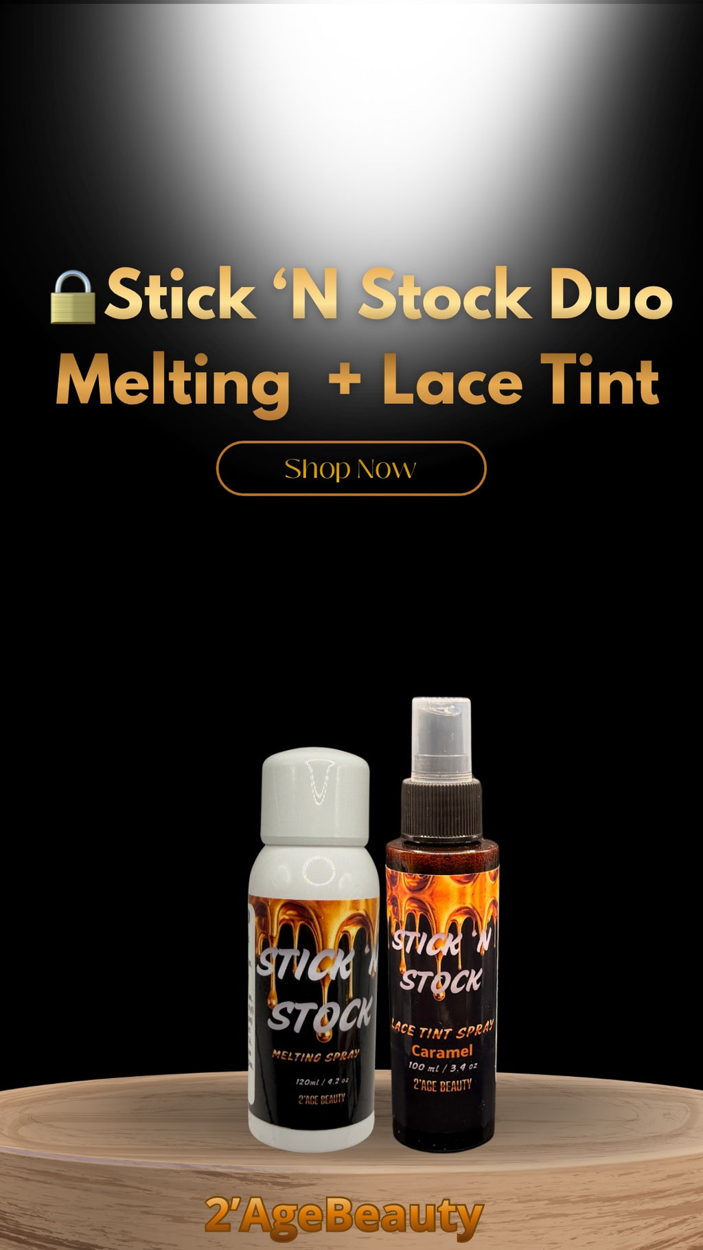 ⚖️Stick ’N Stock Melt Duo – Melting Spray + Lace Tint