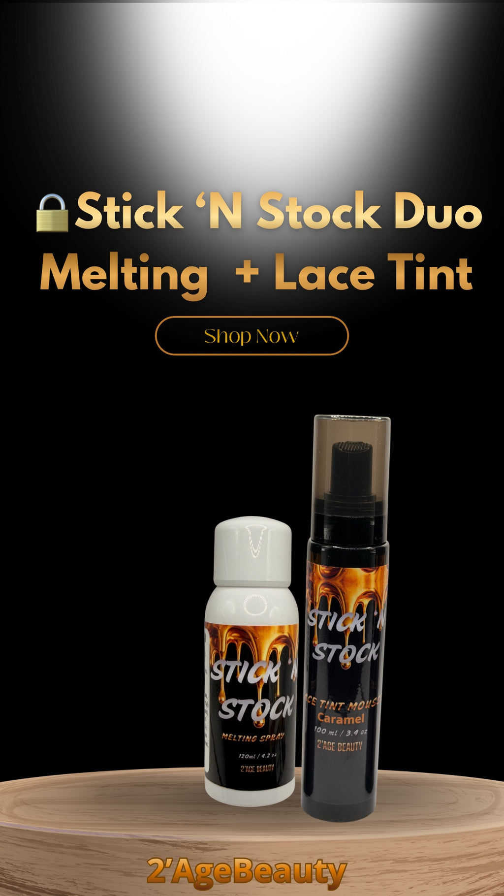 ⚖️Stick ’N Stock Melt Duo – Melting Spray + Lace Tint